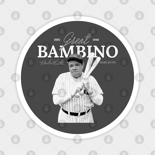 Babe Ruth Magnet by Juantamad